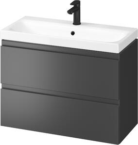 Cersanit Moduo umývadlo so skrinkou 79.5 cm antracitová S801-468-DSM