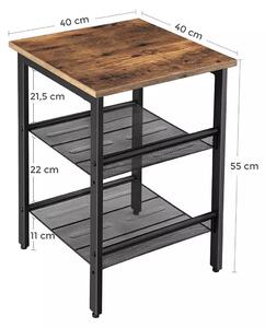 Príručný stôl 55 × 40 × 40 cm VASAGLE
