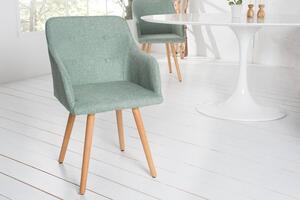 Štruktúra lakťovej opierky stoličky Scandinavia zelená