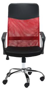 Kancelárska stolička Faelan (červená). Vlastná spoľahlivá doprava až k Vám domov. 1071055