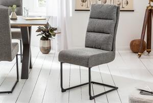 Stolička konzolová Comfort štruktúrovaný materiál sivá
