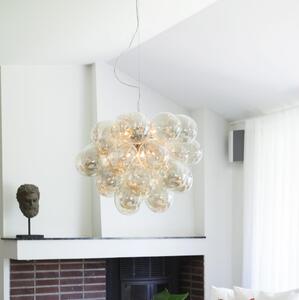 ByRydens 4200650-5503 - Luster na lanku GROSS GRANDE 8xG9/4W/230V dymová/hnedá