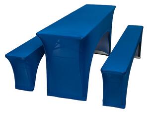 TENTino Elastický poťah na pivný set 200x50 - 200x70 cm Farba obrusu: MODRÁ / ROYAL BLUE