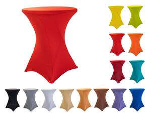 TENTino Elastický obrus na koktejlový bistro stôl 60 cm VIAC FARIEB Farba poťahu: ČERVENÁ