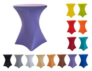 TENTino Elastický obrus na koktejlový bistro stôl 60 cm VIAC FARIEB Farba obrusu: LEVANDUĽOVÁ / LAVENDER