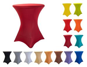 TENTino Elastický obrus na koktejlový bistro stôl 60 cm VIAC FARIEB Farba obrusu: VÍNOVÁ / CLARET