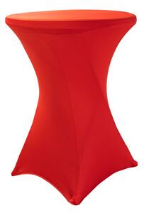 TENTino Elastický obrus na koktejlový bistro stôl 80 cm VIAC FARIEB Farba obrusu: ČERVENÁ / RED
