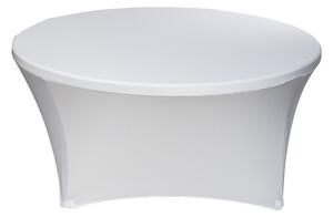 TENTino Elastický obrus na okrúhly stôl 122 cm Farba obrusu: SVETLOŠEDÁ / SILVER