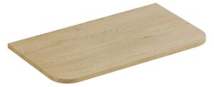 Comad Doska pod umývadlo Ovalia 80 cm dub Cremona