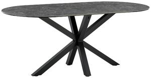 JEDÁLENSKÝ STÔL, čierna, tmavosivá, 180/90/75 cm Livetastic - Stoly, Online Only