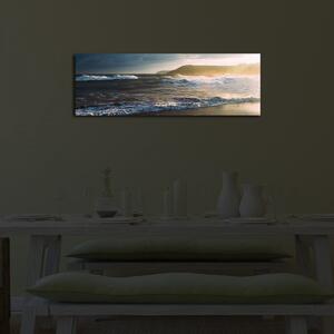 Hanah Home Obraz s led osvetlením Poseidon 90x30 cm