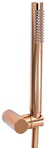 Rea Lungo, vaňová batéria s ručnou bodovou sprchovou súpravou, ružová-zlatá, REA-B6695