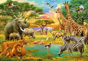 Fototapeta African Animals, rozmer 366 cm x 254 cm, fototapety Afrika a zvierata 00154, W+G