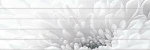 Dekor Fineza Cube Way grey Flower 25x75 cm lesk DFLOWER