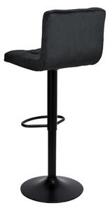 ViaDomo Via Domo - Barová stolička Pero - čierna - 40x107x35 cm