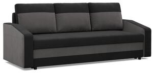AG Trojmiestna pohovka ORION výber z farieb MIKROFAZA 15 + MIKROFAZA 27 čierna + sivá