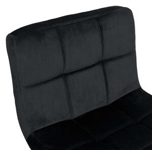 ViaDomo Via Domo - Barová stolička Pero - čierna - 40x107x35 cm