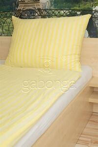 Svetlo-žlté jednofarebné obliečky z viskózy AMIDO-EXQUISIT Rozmer: 1x70x90 / 1x140x200 cm