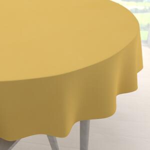 Biante Teflónový okrúhly obrus - Paris TF-127 Žltý Ø 90 cm