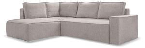 ROHOVÁ SEDAČKA, textil, sivá, biela MID.YOU - Sedačky, Online Only