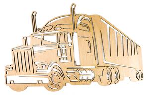 Veselá Stena Drevená nástenná dekorácia Kamión