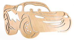 Veselá Stena Drevená nástenná dekorácia Blesk McQueen