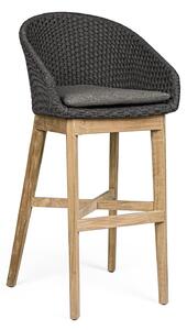 Vonkajšia barová stolička Coachella Farba: charcoal