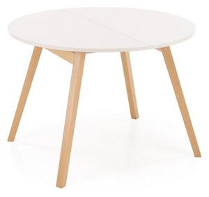 Halmar Rozkladací jedálenský stôl RUBEN 102(142)x102 kašmír/prírodný