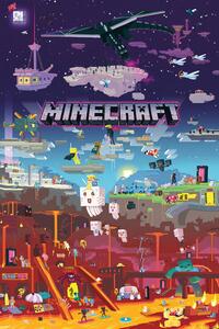 Plagát, Obraz - Minecraft - World Beyond, (61 x 91.5 cm)
