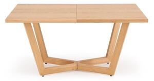 Halmar Rozkladací jedálenský stôl MASSIVE 3 160(250)x90 dub prírodný