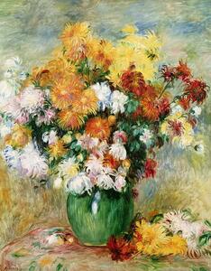 Pierre Auguste Renoir - Umelecká tlač Bouquet of Chrysanthemums, c.1884, (30 x 40 cm)