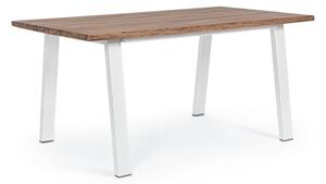 Vonkajší jedálenský stôl OSLO 160x90 cm Farba: Biela