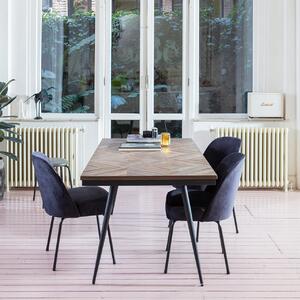 Drevený jedálenský stôl Rhombic – 220 × 90 cm 76 × 220 × 90 cm BEPUREHOME
