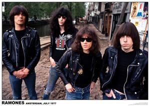 Plagát, Obraz - Ramones - Amsterdam 1977