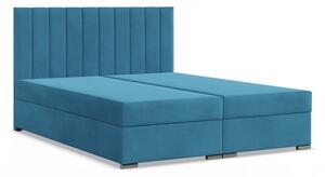 AG Kontinentálna posteľ s úložným priestorom AGEN 140x200 výber z farieb TRINITY 13 azúrová