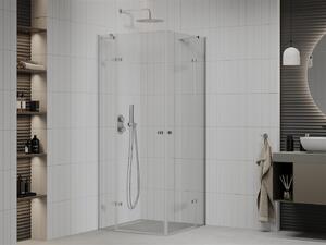 Mexen Roma DUO sprchovací kút 100x100 cm, priehľadný, chróm, 854-100-100-02-00