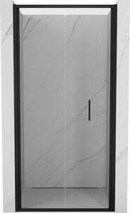 Mexen Exo sklápacie sprchové dvere 65 cm, transparentné, čierne - 816-065-000-70-00