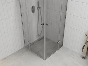 Mexen Roma DUO sprchovací kút 70x70 cm, priehľadný, chróm, 854-070-070-02-00