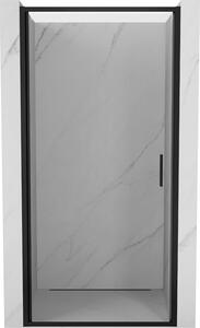 Mexen Exo sprchové dvere otváravé 65 cm, transparentné, čierne - 817-065-000-70-00