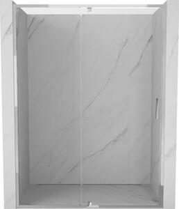 Mexen Exo sprchové dvere výklopné 160 cm, transparentné, chróm - 819-160-000-01-00