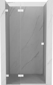 Mexen Lunar sprchové dvere otváracie ľavé 90 cm, transparentné, biele - 834-090-000-20-00-L