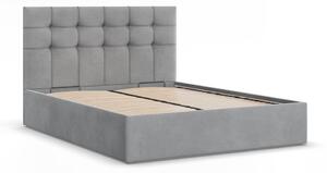 AG Čalúnená posteľ SORIA 160x200 výber z farieb TRINITY 14 svetlo sivá