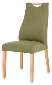 Jedálenská stolička NAILA dub olejovaný/zelená