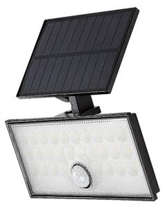 RABALUX 77129 Zavod solárne nástenné svietidlo/reflektor so senzorom LED 8W/800lm 5000K IP65 čierna