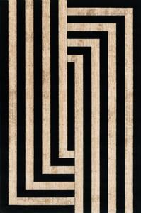 Koberec Agnella Agnus Art Deco II čierny
