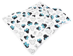 Zdravsi-spanok Posteľná obliečka Mickey Mouse Blue 140x200/70x90 cm