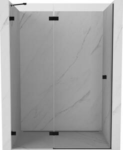 Mexen Lunar sprchové dvere jednosmerné ľavé 140 cm, transparentné, čierne - 834-140-000-70-00-L