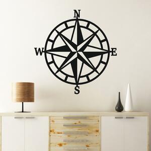 Drevené obraz na stenu - Compass Vyberte si rozmer výrobku:: 22x22, Vybrať dekor:: Čierna