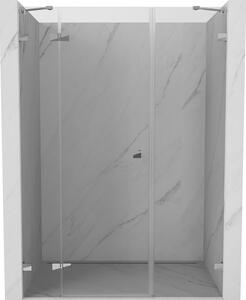 Mexen Lunar ľavé sprchové dvere 120 cm, transparentné, chróm - 834S-120-050-01-00-L