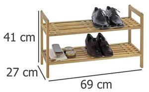 Wenko Norway organizátor obuvi 69x27x40.5 cm hnedá 18616100